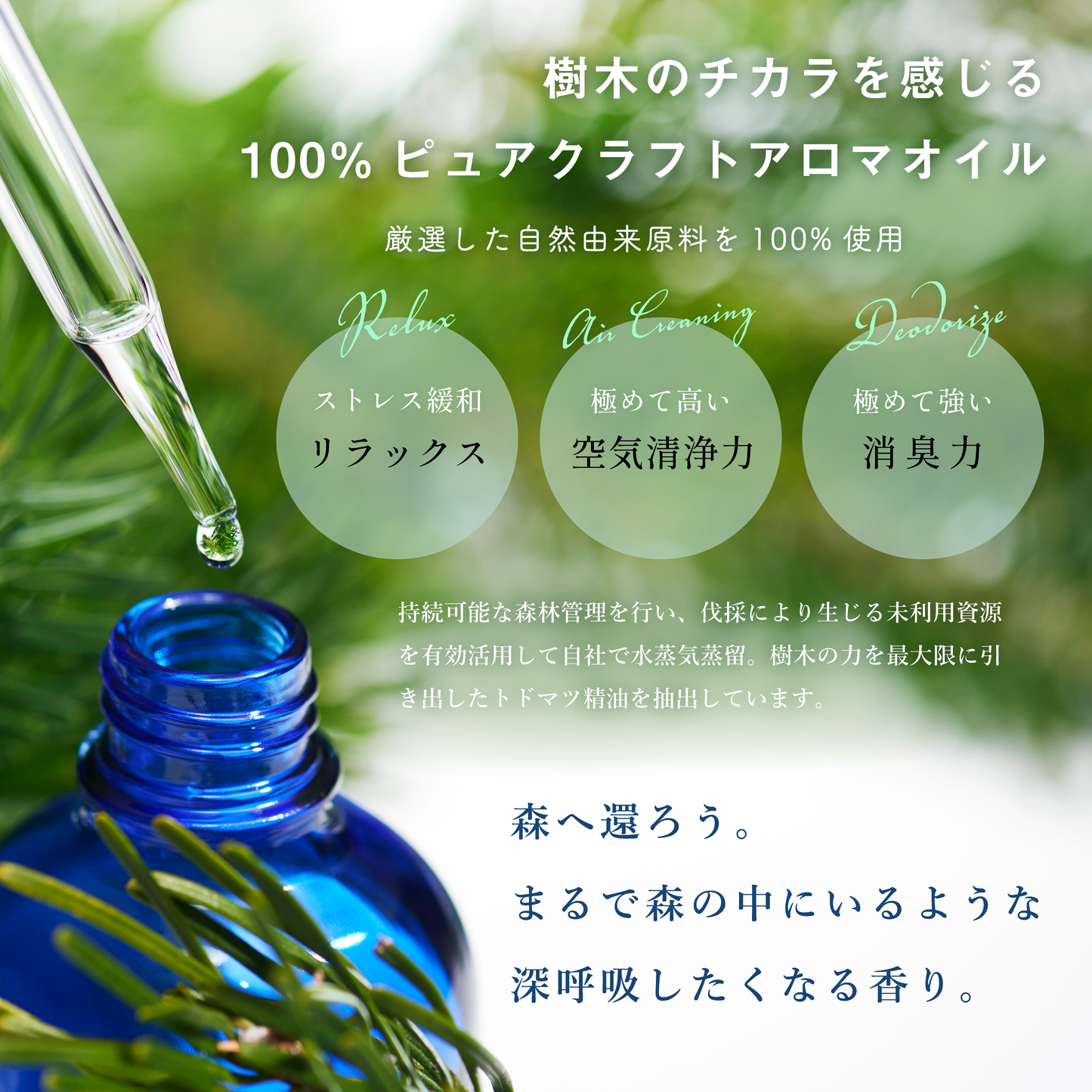 ETHEREAL FIR ORIGINAL Niseko Todomatsu essential oil 5ml