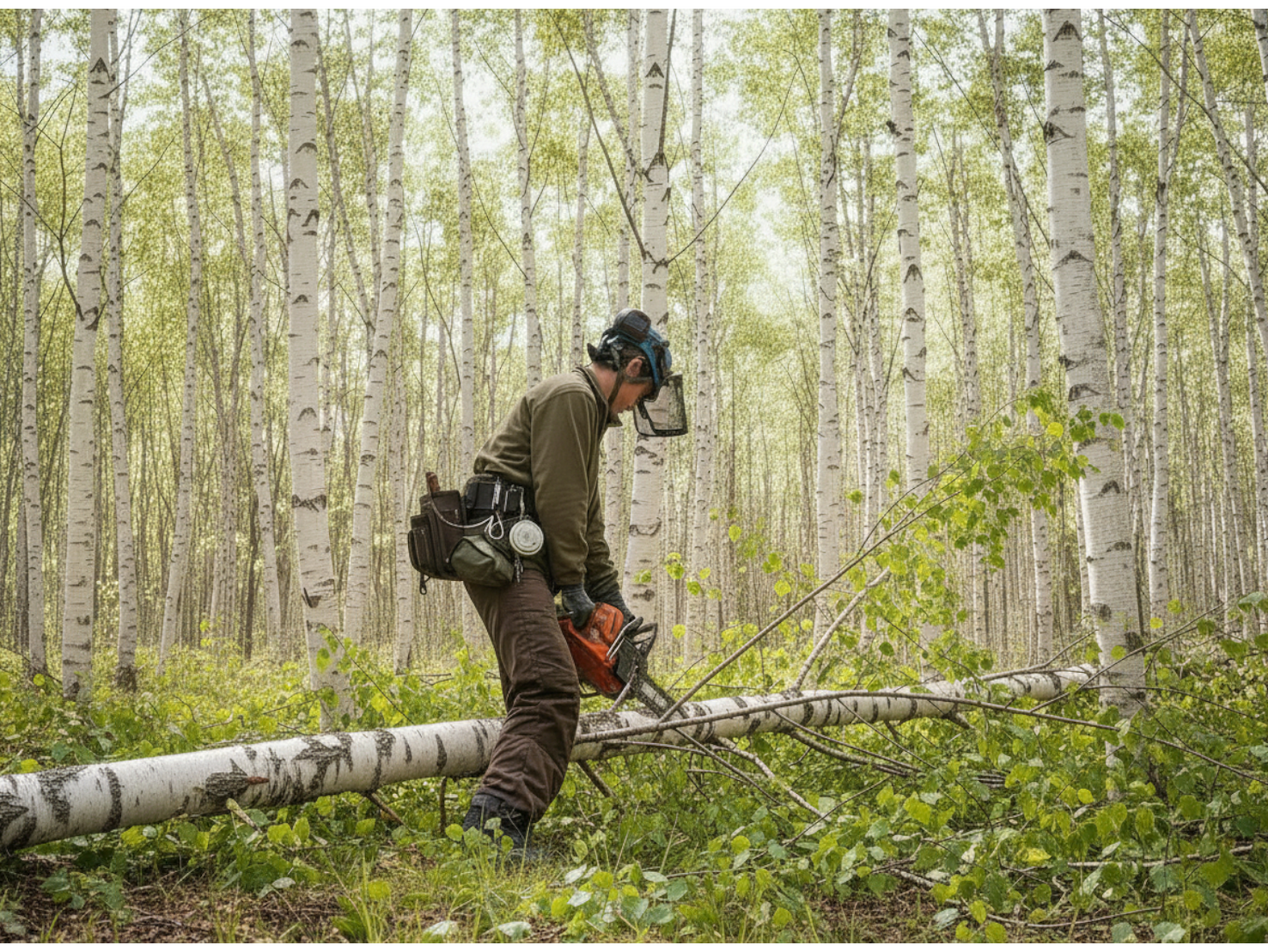 【予約販売】森採り・北海道白樺ヴィヒタ（7〜8月発送）